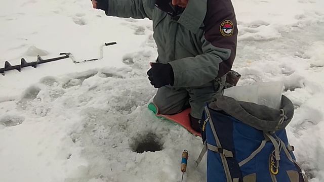 Ловим леща зимой на мормышку. Вываживание и работа багром. смотреть онлайн