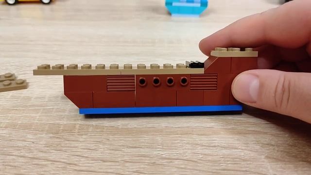 Строим простой парусный корабль из Lego
