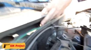 Установка фильтр сеточки воздуховода на Лада Ларгус, Рено Логан