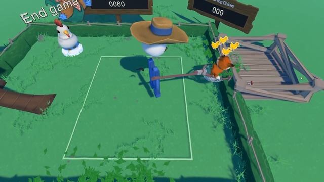 Chicks & Tricks (1080p 60fps Gameplay) – FOX VS FARMER! Asymmetrical HTC VIVE VR game! смотреть онлайн