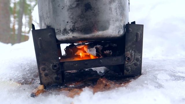 Сухпаек в поход,поход в сосновый лес зимой,ПВД в лес. смотреть онлайн