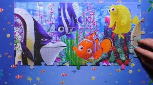 (Hura Huro ) FINDING NEMO Puzzle Game Disney Pixar Rompecabezas de Nemo Kids Learning Toys Games Pu