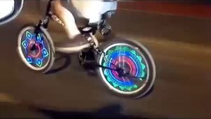 Программируемые светодиоды на колесо велосипеда