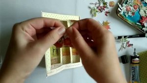 СКРАПБУКИНГ. Мастер-класс: открытка с поп-ап конструкцией (или открытка-тоннель)