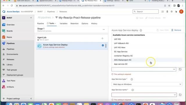 8 Release Pipelines |  Azure Devops | Realtime Project