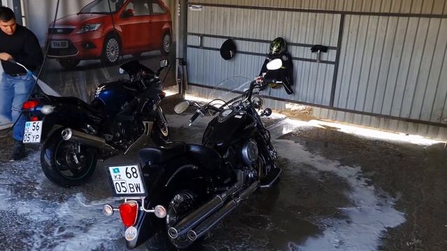 Мотомойка Kawasaki ZZR 400 Yamaha Drag Star 1100 Classic