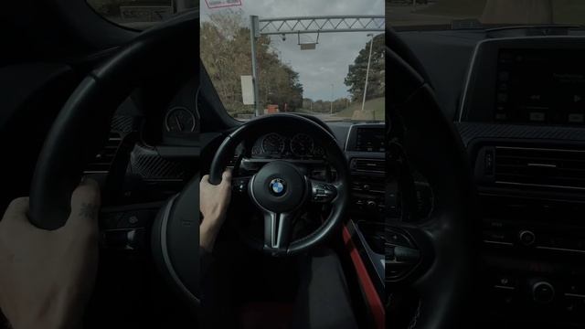 BMW M6 Competition Chasing Down Lamborghini