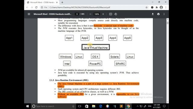 CS506 Short lecture 2 | Java virtual machine JVM | web design and development