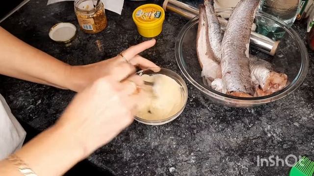 Запечённый хек в горчичном соусе | Очень сочный хек в духовке | Соус для рыбы в духовке