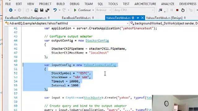 Demo of SQL Server StreamInsights CEP with Yahoo Finance data adapter смотреть онлайн