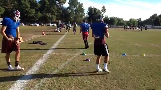 QB training QB Drills w Game Film Mt SAC Coach Ryan OHara смотреть онлайн
