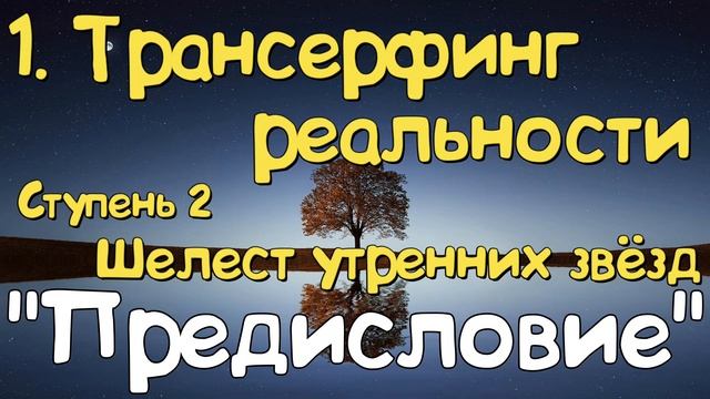 Ступень 2. № 1 Предисловие. Трансерфинг Реальности. Вадим Зеланд.