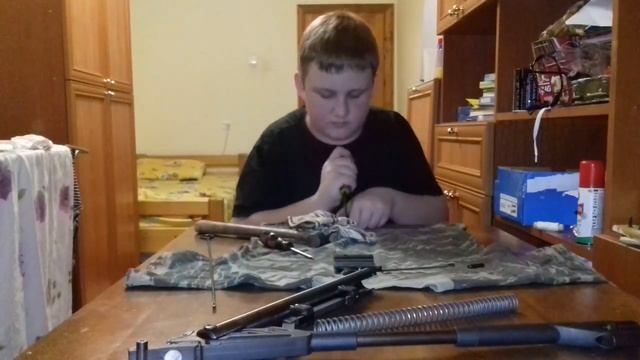 Чистка, смазка и разборка МР - 512 смотреть онлайн