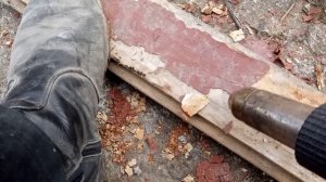 Как очистить доски от старой краски