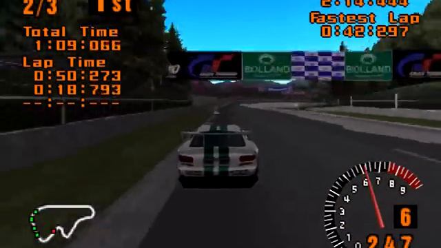 Gran Turismo 1 J Viper GTS-R High Speedring смотреть онлайн
