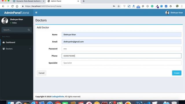 Admin Panel using ASP.Net Core & Admin Template смотреть онлайн