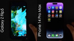 Samsung Galaxy Z Flip 5 vs iPhone 14 Pro Max SPEED TEST!