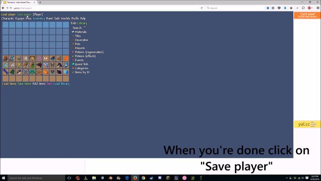 Terraria- How To Get Any Item In The Game! 1.3 (Windows 10) смотреть онлайн