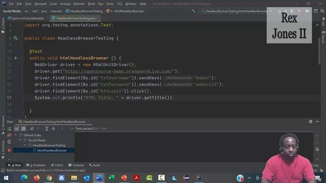 ✔ How To Perform Headless Browser Testing Using Selenium | (Video 168)