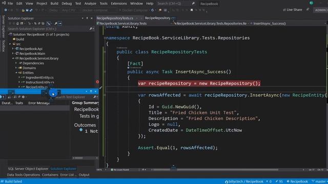 Insert w/ Dapper & Test #7a | Full Stack Tutorial смотреть онлайн