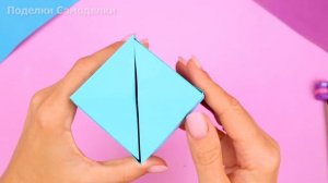 Антистресс Бумажные Сюрпризы "Прыгающий Кубик" своими руками Diy fidget toys