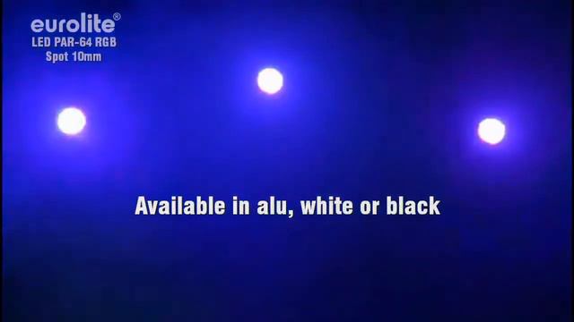 Eurolite LED PAR-64 RGB 10mm Short. LED PAR-64 Profi Spot's little brother смотреть онлайн