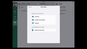 Open files from the cloud in Excel for iPad