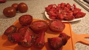 Томат негритенок