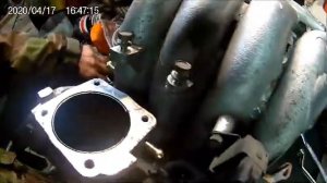 Mitsubishi GDI,  EGR + intake cleaning,  part 2 (2.0 GDI engine, 4G94, Shogun Pinin, iO, Montery)