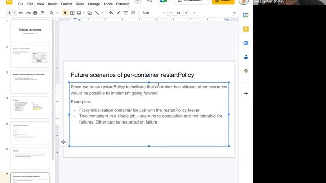 SIG Node Sidecar WG 2023-01-24 смотреть онлайн