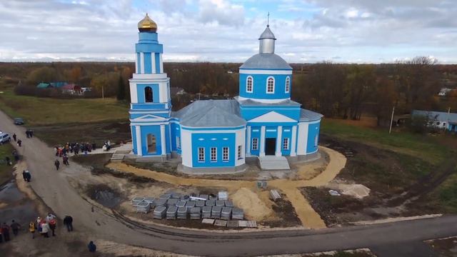 Видеорепортажи из Лебедяни. Дорогою добра. Установка колоколов в с. Губино смотреть онлайн