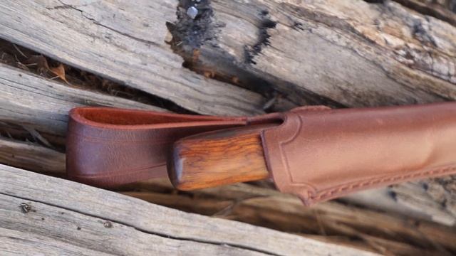 Нож "Игла", сталь bohler m390, дерево кокоболо.