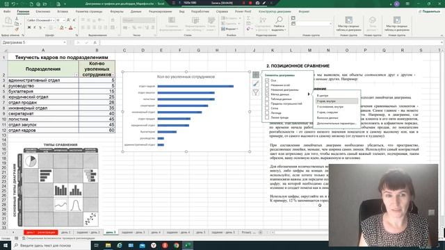 Линейчатая диаграмма в Excel - учимся правильно строить смотреть онлайн