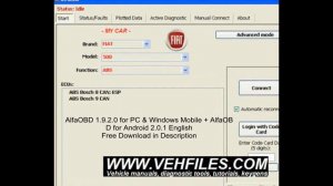 AlfaOBD 1.9.2.0 for PC & Windows Mobile + AlfaOBD for Android 2.0.1 English