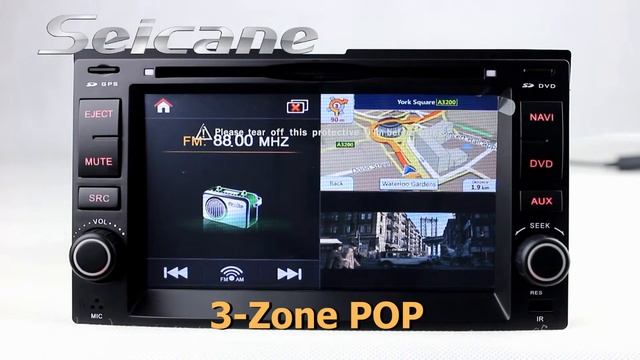 In dash radio for 2005-2009 Kia Optima car stereo support 1080P 3G WIFI DVR 3 zone POP смотреть онлайн