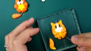 Котик Обормотик из пластики • мастер класс • polymer clay • DIY