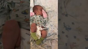Маленькая Диана в роддоме, первые дни ч 2