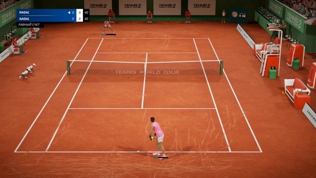 Tennis World Tour 2 - Rafael Nadal vs Rafael Nadal - Gameplay (ПК) смотреть онлайн