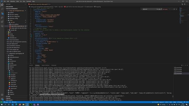 Axway APIM with Elasticsearch - Update the Elasticstack using HELM