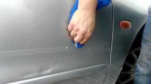 Удаление царапин средством Браво