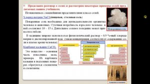 Химия-8. Параграф 17-2. Соли. Представители солей.