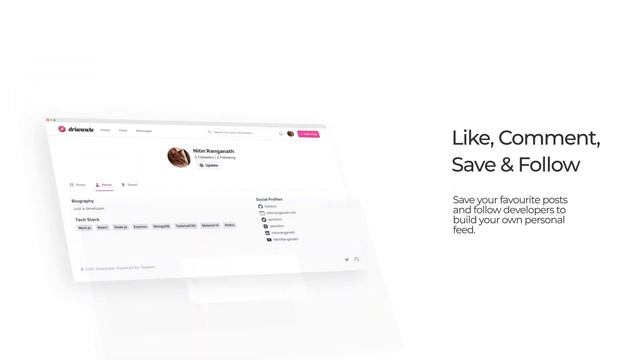 Driwwwle - The Social Network for Developers смотреть онлайн