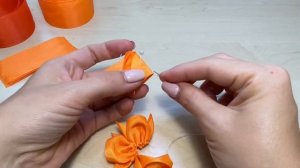 Самые ПОПУЛЯРНЫЕ бантики из лент Цветы из репсовой ленты 4 см