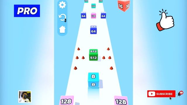 Jelly Run 2048 - NOOB vs PRO vs HACKER vs GOD смотреть онлайн