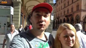 Песики в Болонье, башни, арки, и кефир