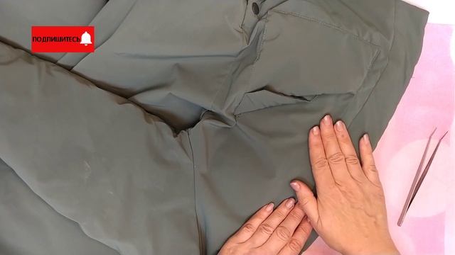 Мой способ ремонта кармана_разорванный карман на пуховике. смотреть онлайн