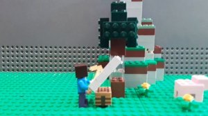 LEGO MINECRAFT "Первая ночь Стива".