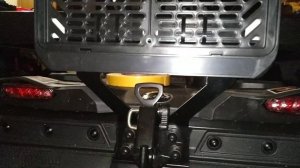 Установка госномера на снегоход Lynx 59 ranger