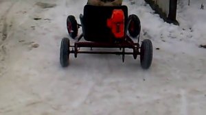 Картинг из бензопилы Chainsaw kart