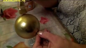 Новогодний декупаж в ретро-стиле. Шаг 1.